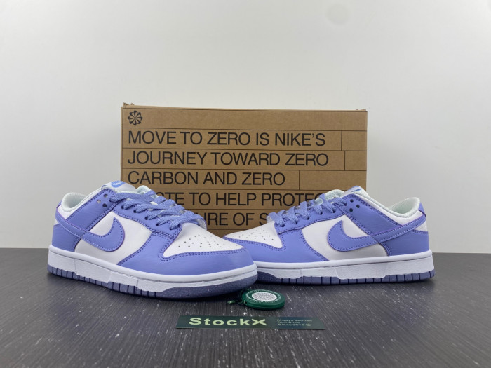 nike dunk low next nature "white/lilac" dn1431-103