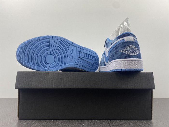 air jordan 1 low washed denim dm8947-100
