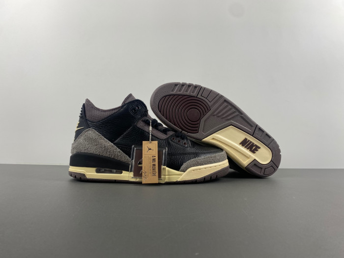 a ma maniere x air jordan 3 black fz4811-001