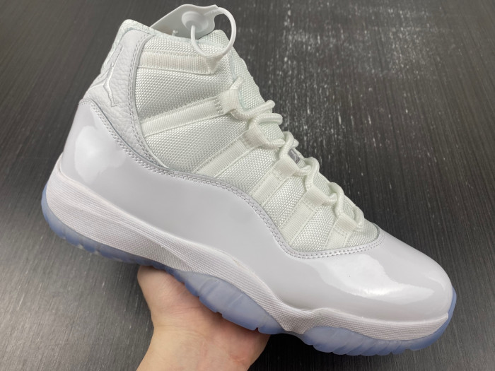 air jordan 11 retro 25th anniversary white / silver 408201-101