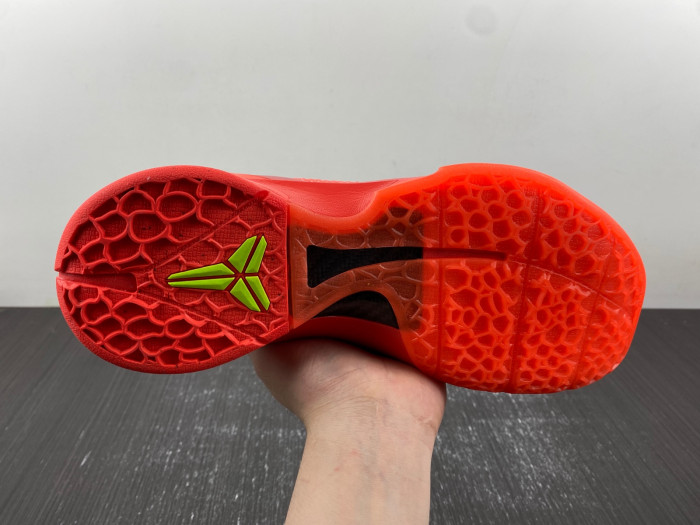 nike kobe 6 protro reverse grinch fv4921-600