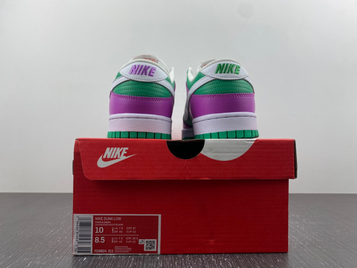 nike dunk low "stadium green/fuchsia" fd9924-311