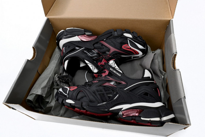 Ba*len*cia*ga track 2 sneaker military black white red 568614 w2gn3 6000