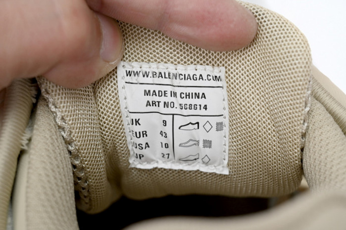 belanciaga Track 2 Sneaker Khaki 568614 W2GN3 9710