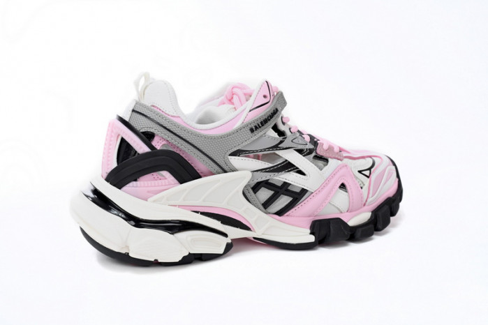 belanciaga Track 2 Sneaker Pink White 568615 W3AE2 5291