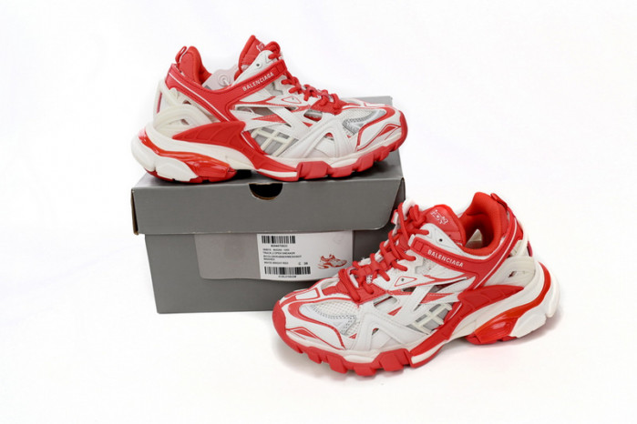belanciaga Track 2 Sneaker Military Black White Red 568615 W2GN3 1293