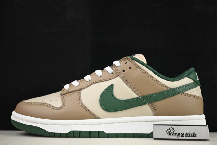 nike dunk low tan green fb7160-231