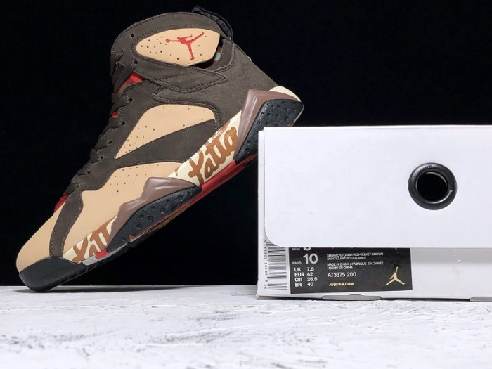 air jordan 7 retro "patta shimmer" at3375-200