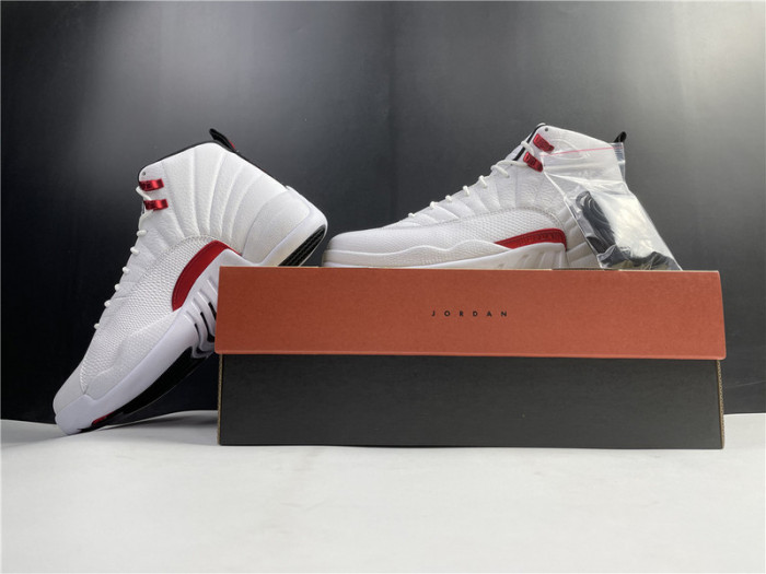 air jordan 12 twist white red ct8013-106