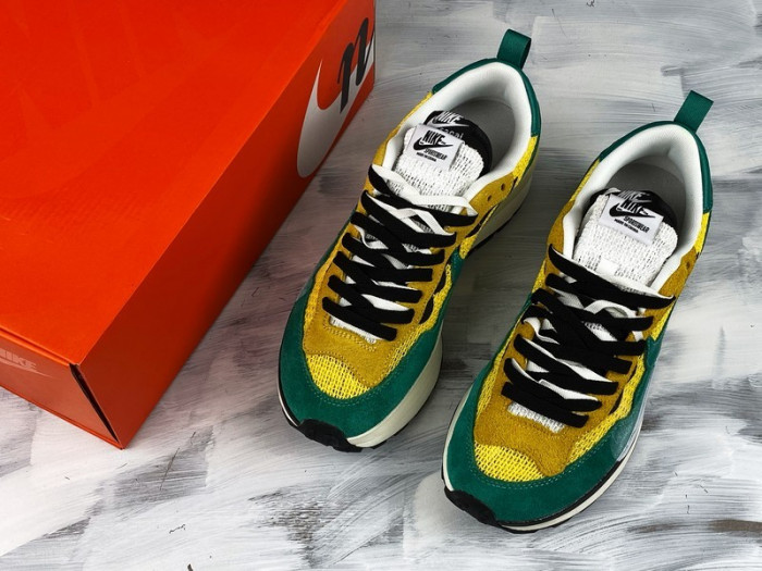 sacai x nike regasus vaporrly sp yellow green black white bv0073-103