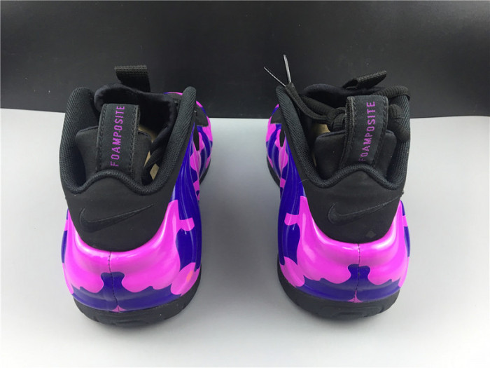 nike air foamposite pro "purple camo" (black) - 624041-012