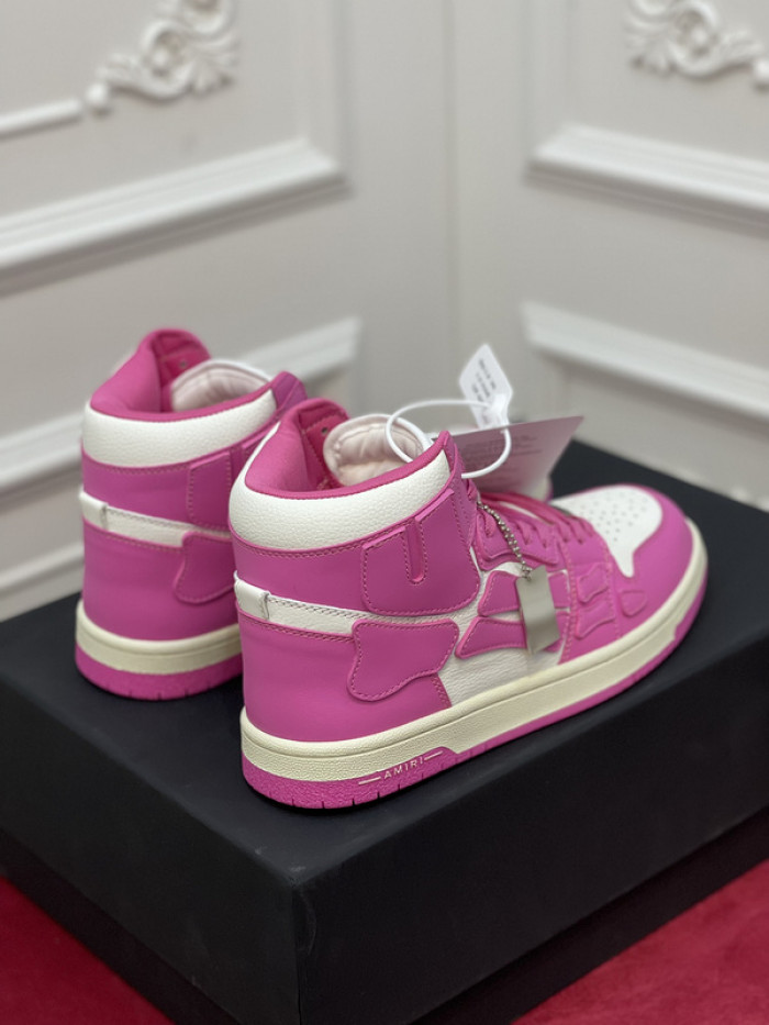 amiri* skel leather sneakers