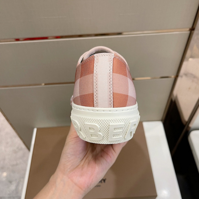 Bur*berry Vintage Check Cotton Sneakers