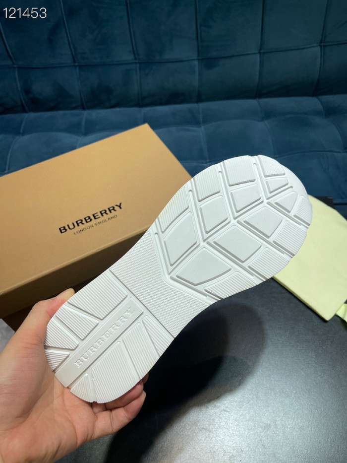 Bur*berry Vintage Check, Leather and Mesh Sneakers