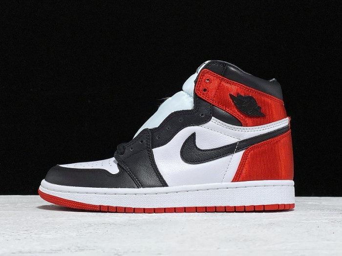 air jordan 1 high og "satin black toe" - cd0461-016