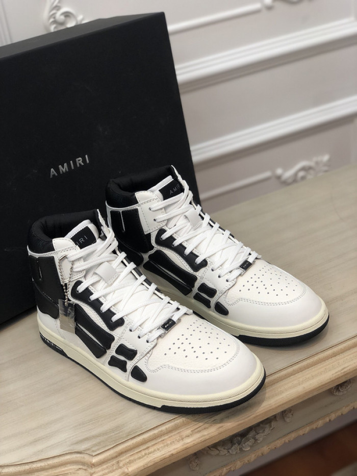 amiri* skel leather sneakers