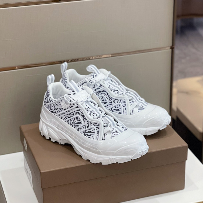 Bur*berry Check Cotton Arthur Sneakers