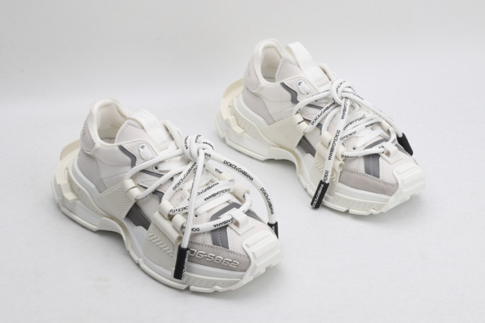 mixed-material space sneakers