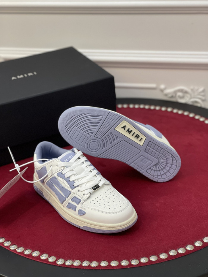 amiri* skel leather sneakers