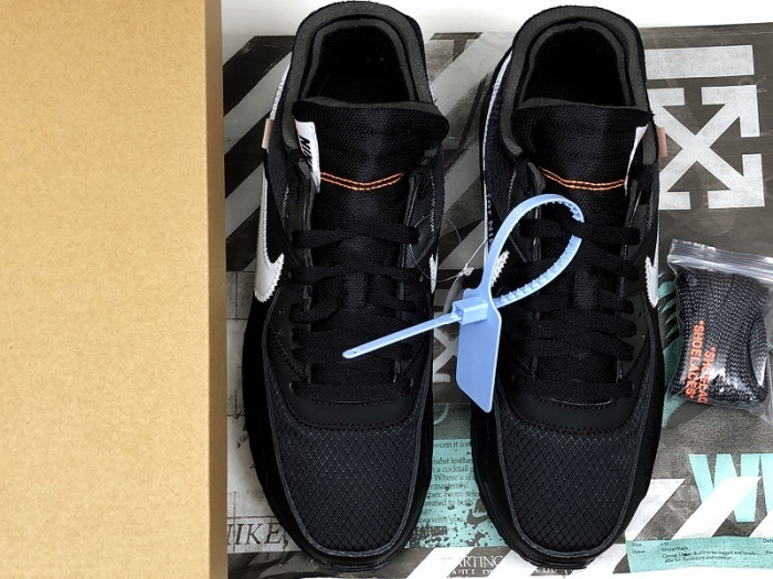 off white nike air max 90 black aa7293-001