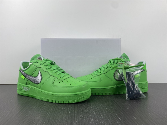 off-white x nike air force 1 low green dx1419-300