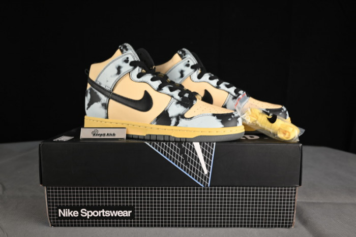 nike dunk high 1985 black acid wash dd9404-700
