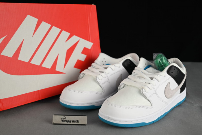 nike sb dunk low "laser blue" bq6817-101