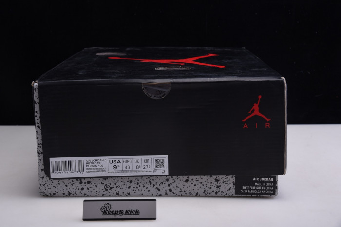 off white x air jordan 5 sail red dh8565-100