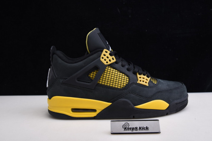 air jordan 4 retro thunder 308497-008 （box updated)