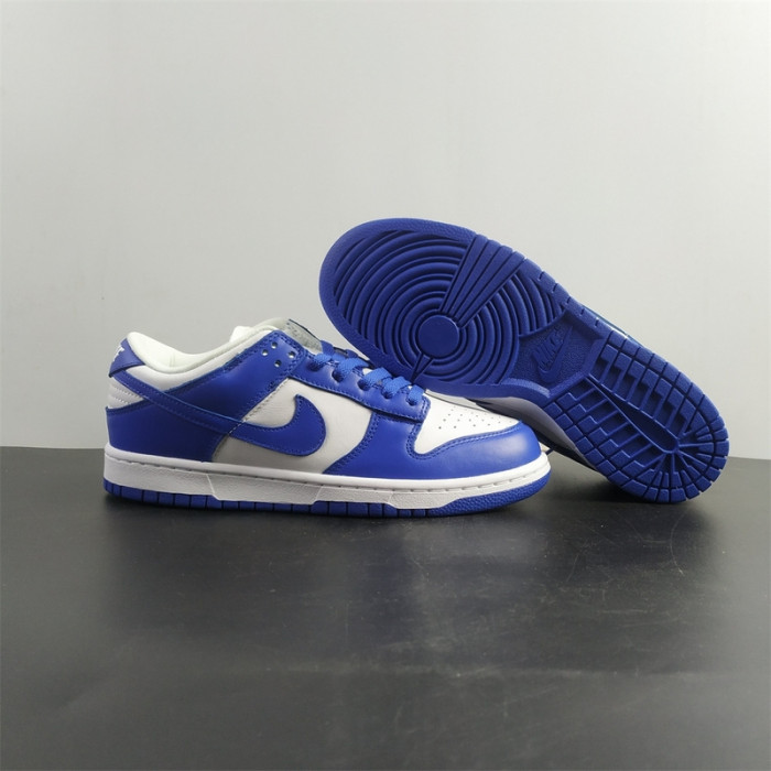 nike dunk low sp kentucky (2020) white/royal blue cu1726-100